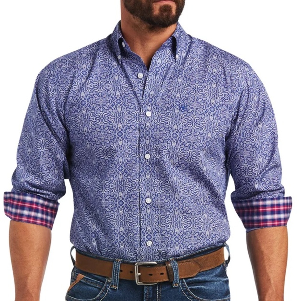 ARIAT WRINKLE FREE SLATER FITTED SHIRT